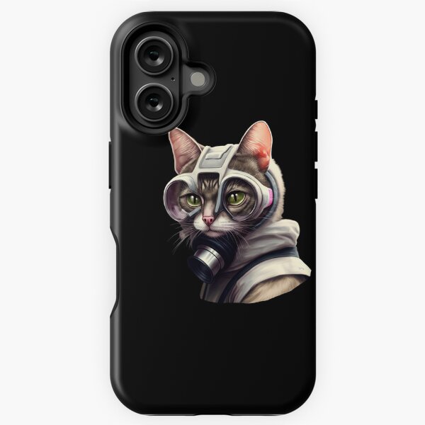 Item preview, Katze im Hazmat-Anzug designed and sold by AnimalArtPhotos.
