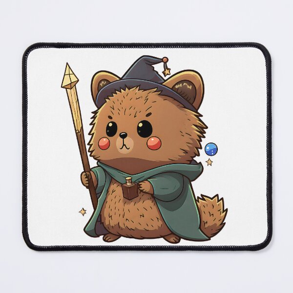 Item preview, Quirky Quokka Mage | DND Mage Wizard designed and sold by CosmicLoots.
