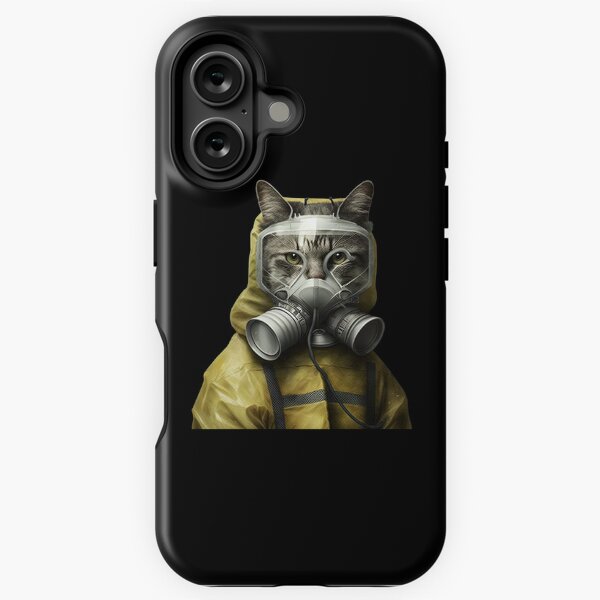 Item preview, Katze im Hazmat-Kostüm designed and sold by AnimalArtPhotos.