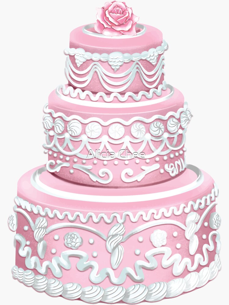 Hot Pink Wedding Cakes