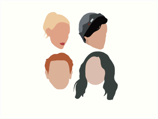 Download "RIVERDALE STICKER" Art Print by camitalla | Redbubble