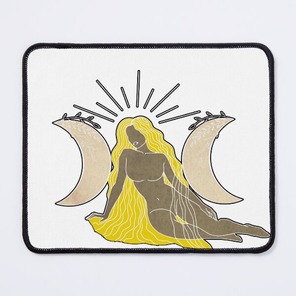 Item preview, Triple Moon Goddess - A pagan illustration designed and sold by Annalee Beer.