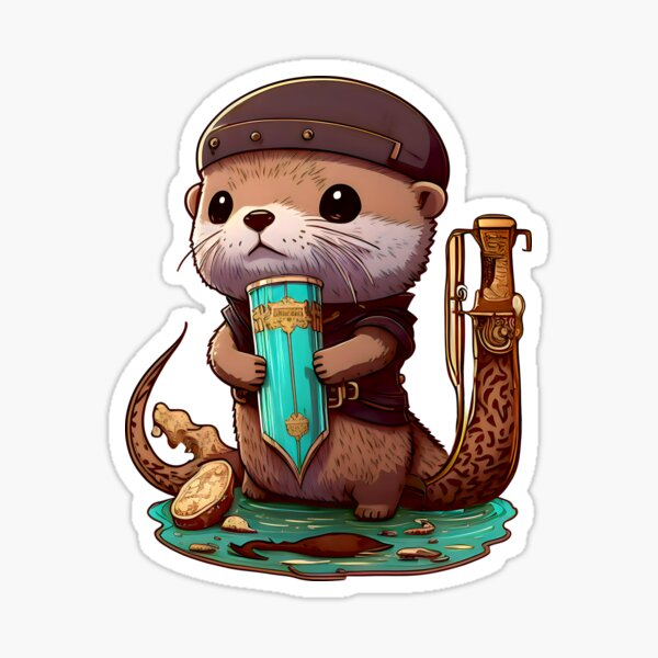 Item preview, Amazing Otter Artificer | DND Artificer  designed and sold by PandorasBoxy.