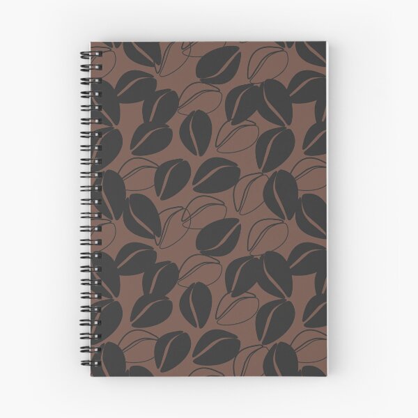 Item preview, Cool Coffee Beans (Dark Roast Brown Seamless Random Repeat Pattern Print) designed and sold by MoePark.