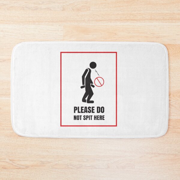 Item preview, Please Do Not Spit Here poster | Please Do Not Spit Here   designed and sold by KARTICK DUTTA.