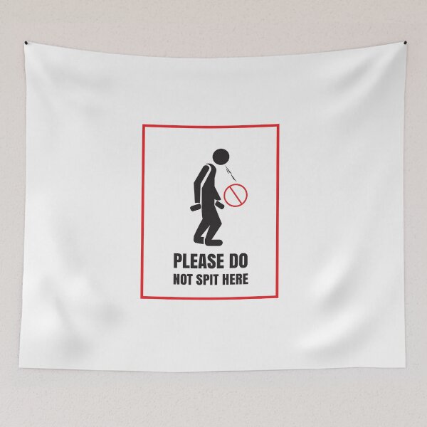 Item preview, Please Do Not Spit Here poster | Please Do Not Spit Here   designed and sold by KARTICK DUTTA.