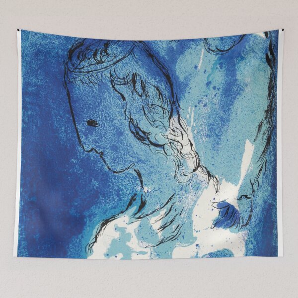 Item preview, Blue sketch - Abraham et Sarah - Bible designed and sold by mary-cockrell.