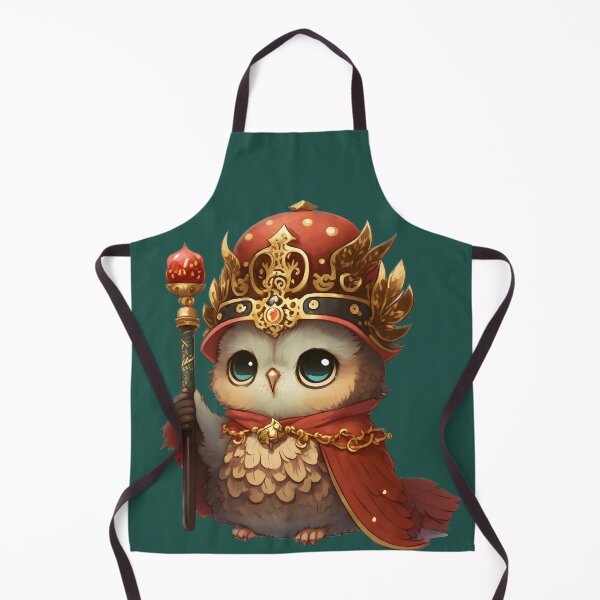 Item preview, Cute Chibi Owl King, Tiny Owl , gift for owl lover, I’ll Owl ways love you, owl Valentine, coffee valentine designed and sold by Mumzy2many.