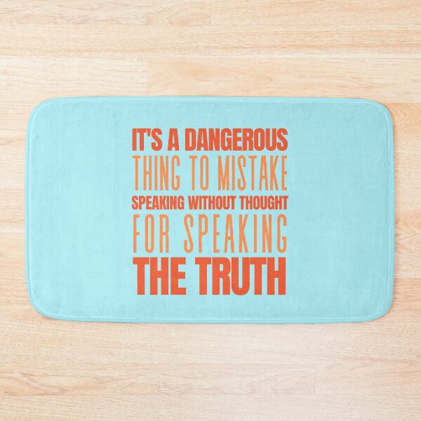 Item preview, Speaking the Truth, Glass Onion, Blanc Quote designed and sold by shminoa.