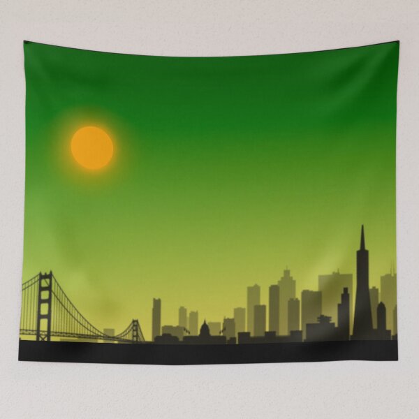 Item preview, Beautiful cityscape sunset designed and sold by Artheticsbyamna.