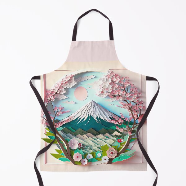 Item preview, Mount Fuji Paper cut Poster Print designed and sold by 3 CITIES.
