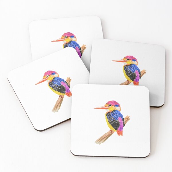 Item preview, Oriental Dwarf Kingfisher designed and sold by celineartstudio.