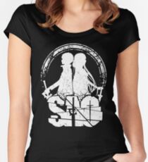 SAO Women's Fitted Scoop T-Shirt
