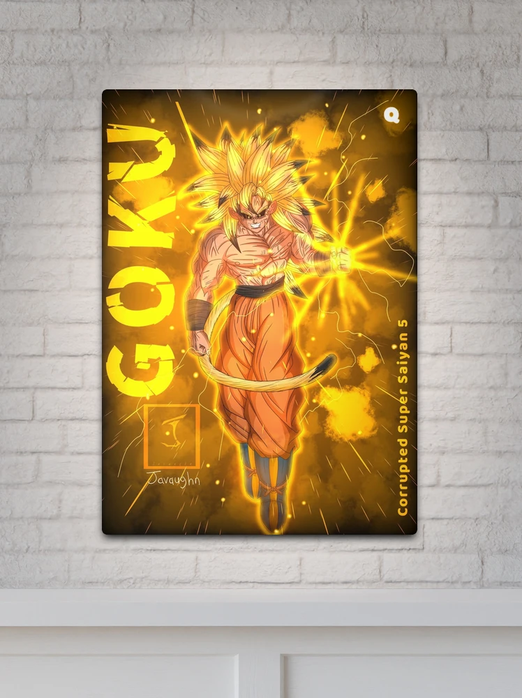 Corrupted Super Saiyan 5 GOKU | Dragon Ball NEW AGE INSPIRED | Sticker