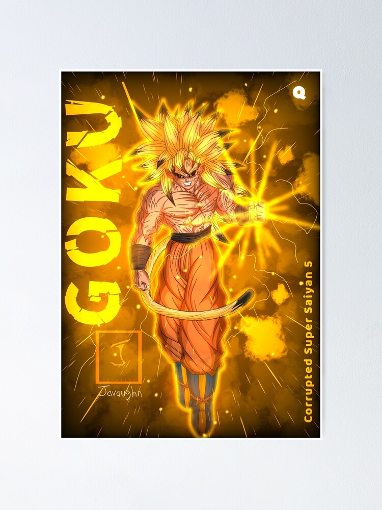 Corrupted Super Saiyan 5 GOKU, Dragon Ball NEW AGE INSPIRED Sticker for  Sale by Quietyou