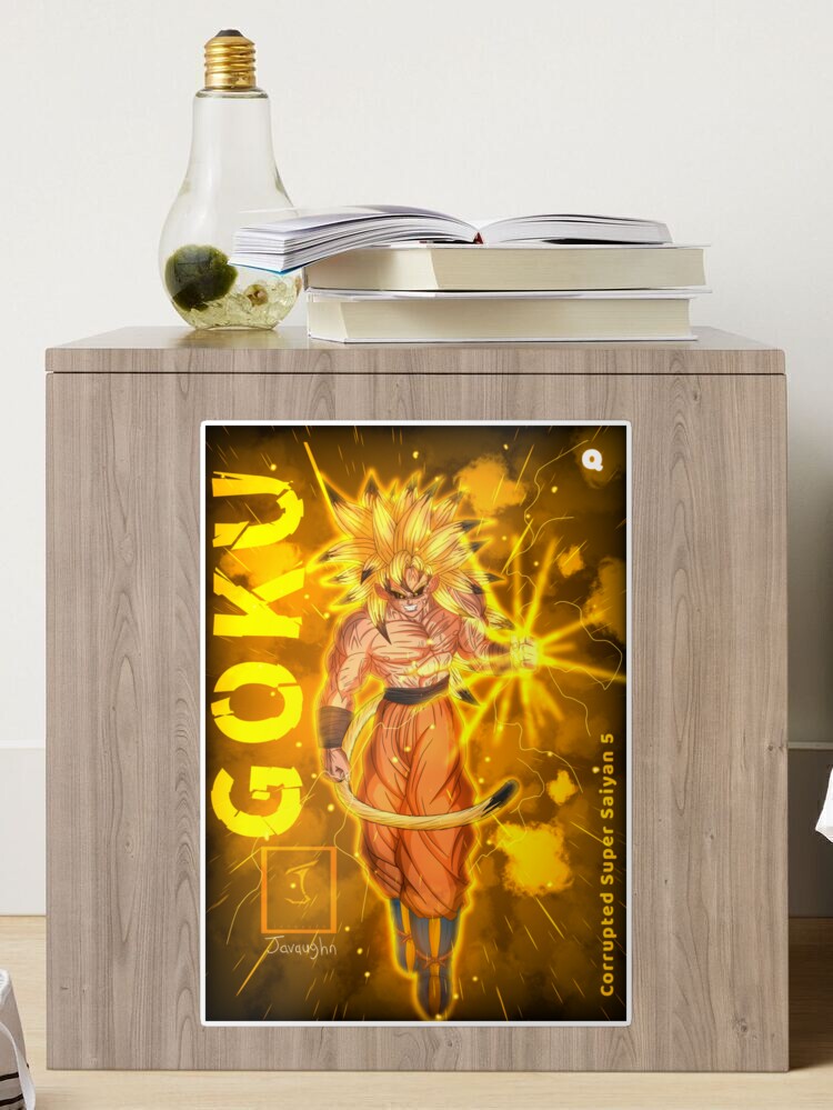 Corrupted Super Saiyan 5 GOKU, Dragon Ball NEW AGE INSPIRED Sticker for  Sale by Quietyou