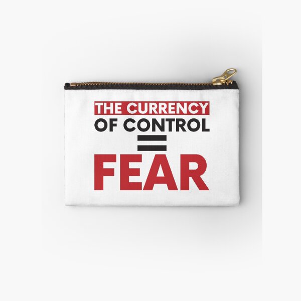 Item preview, The Currency of Control Equals Fear - Quote designed and sold by Liberty Boulevard.