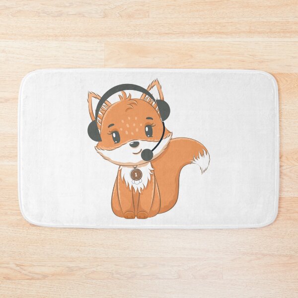 Item preview, smiling musical fox designed and sold by Emotionsy.