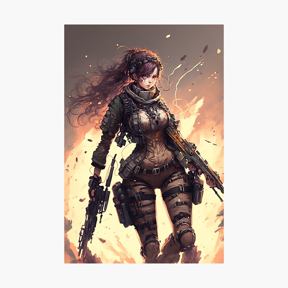 Póster con la obra «Akira - Anime militar / Manga Girl» de EnjoyDigitalArt  | Redbubble