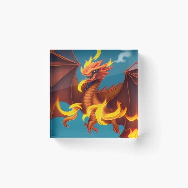 Item preview, Fire Flying Dragon designed and sold by BGM by AI.
