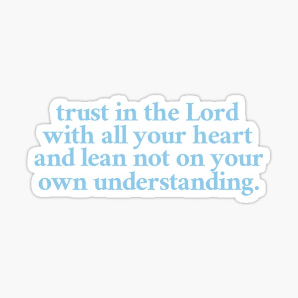 Item preview, Proverbs 3:5 designed and sold by reaganepowers.