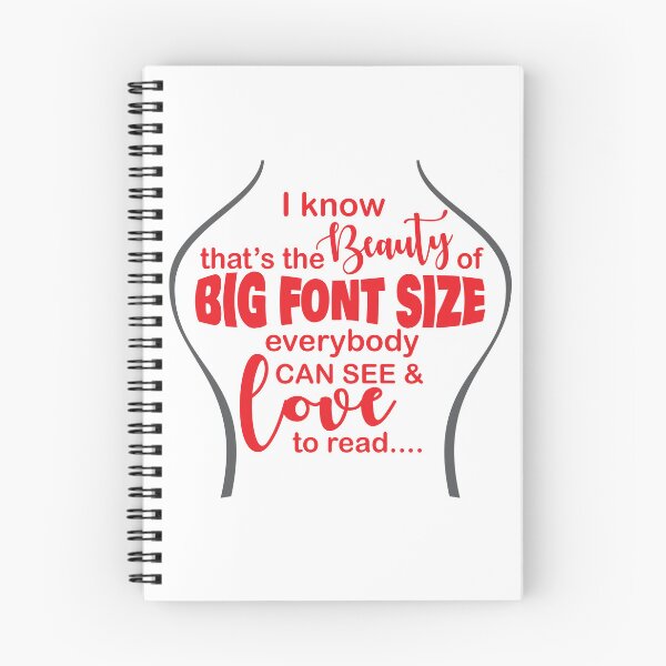Item preview, BEAUTY OF BIG FONT SIZE FOR WOMEN designed and sold by hemart.
