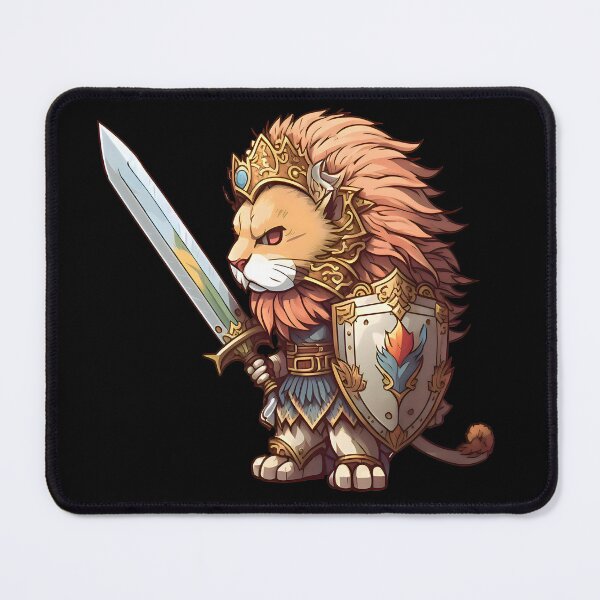 Item preview, Lion Paladin | DND Paladin | Lion Knight designed and sold by CosmicLoots.