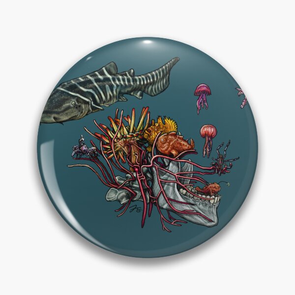 Item preview, Trigeminal Nerve & Frogfish designed and sold by FreyStrandDraws.