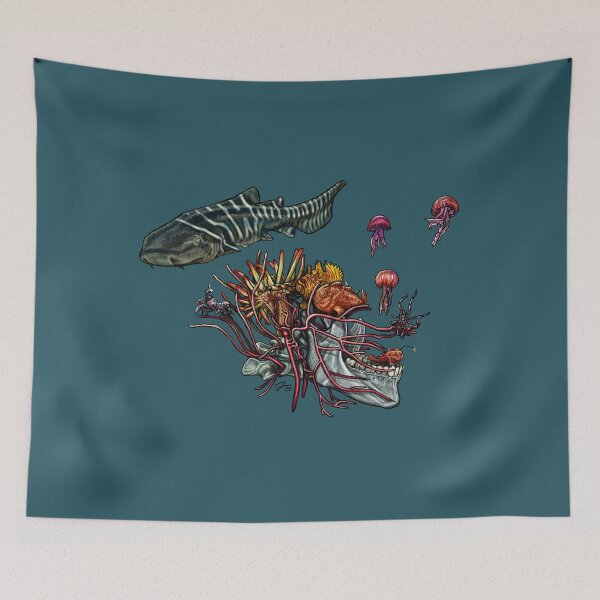 Item preview, Trigeminal Nerve & Frogfish designed and sold by FreyStrandDraws.