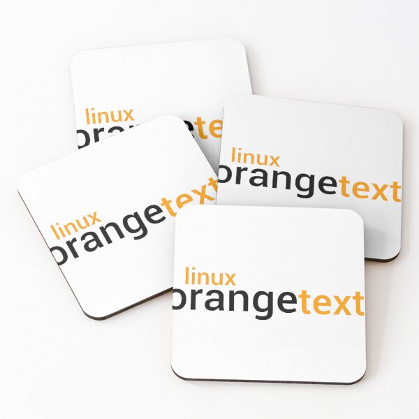 Item preview, Linux Orange Text designed and sold by Ghost Sticks.
