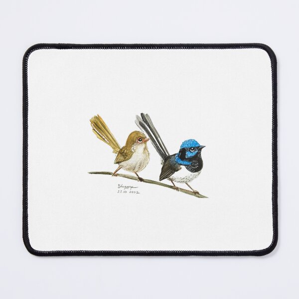 Item preview, Superb Fairy Wrens designed and sold by celineartstudio.