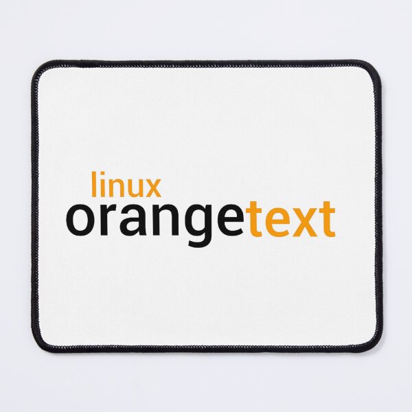 Item preview, Linux Orange Text designed and sold by Ghost Sticks.