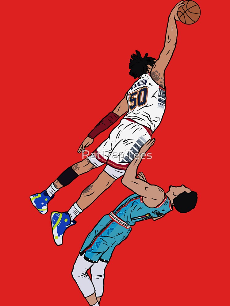 Aaron Gordon Dunks on Landry Shamet Sticker for Sale by