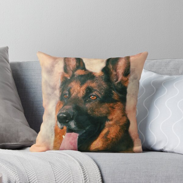 Item preview,  German Shepherd Dog GSD -  Watercolor designed and sold by k9printart.