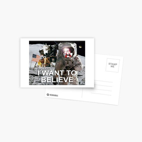 I Want To Believe Postcard