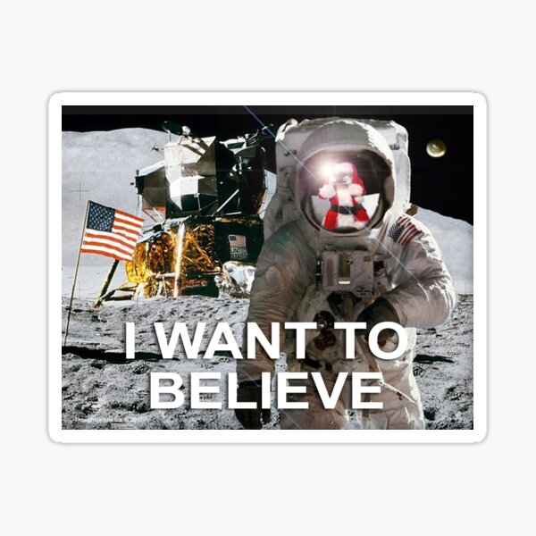 I Want To Believe Sticker
