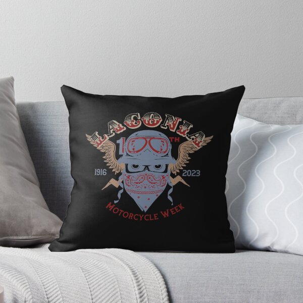 Item preview, 100th Anniversary Celebration Laconia Motorcycle Week New Hampshire Skull designed and sold by PincGeneral.