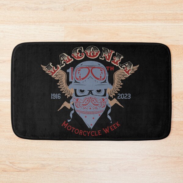 Item preview, 100th Anniversary Celebration Laconia Motorcycle Week New Hampshire Skull designed and sold by PincGeneral.