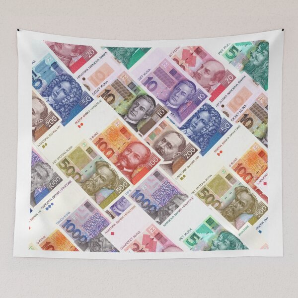 Item preview, Croatian Kuna Commemorative Pattern designed and sold by Velered Designs ⚜️.