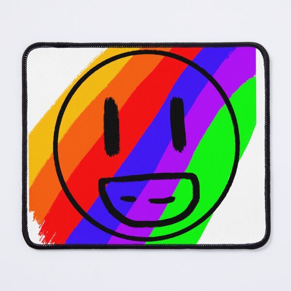 Item preview, Rainbow Smiley Face designed and sold by Usagicollection.