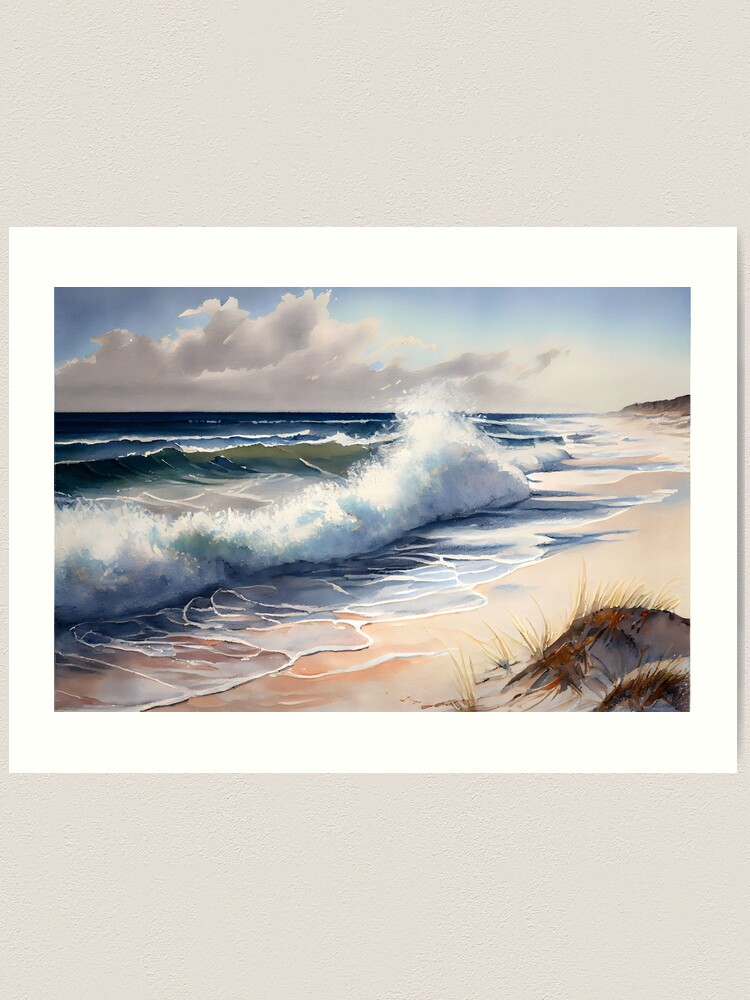 Society6 ケース Emerald Blue wave Summer Sea Beach text farp,x_large,wall_texture,