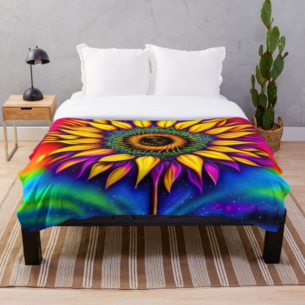 Item preview, Girasol psicodélico en el espacio designed and sold by Nitram1990.