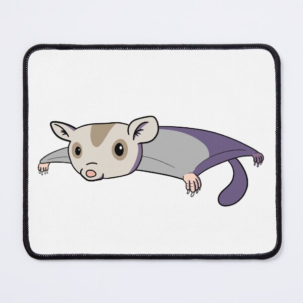 Item preview, Sugar Glider Cute Kawaii Style Flying Animal Drawing designed and sold by Delightfully Cynical.