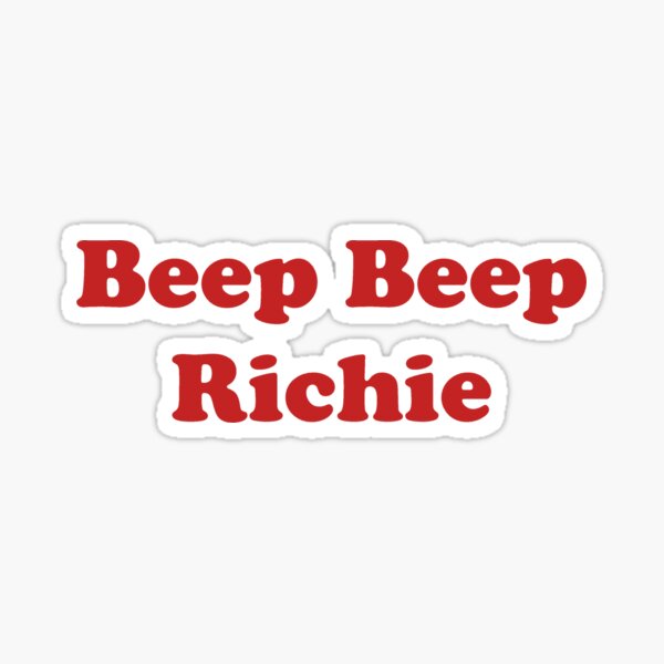 Beep Beep Richie Sticker