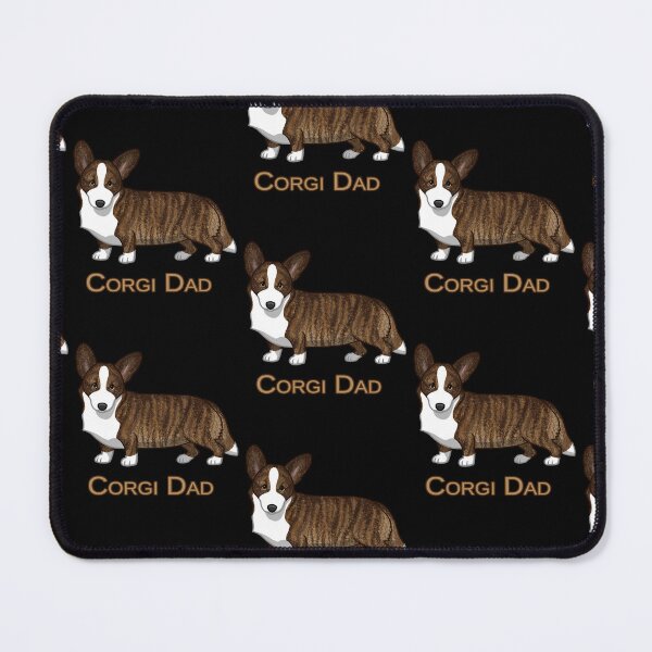Item preview, Black Tan Brindle Cardigan Welsh Corgi Dad Dog Lover designed and sold by Baudendistel.