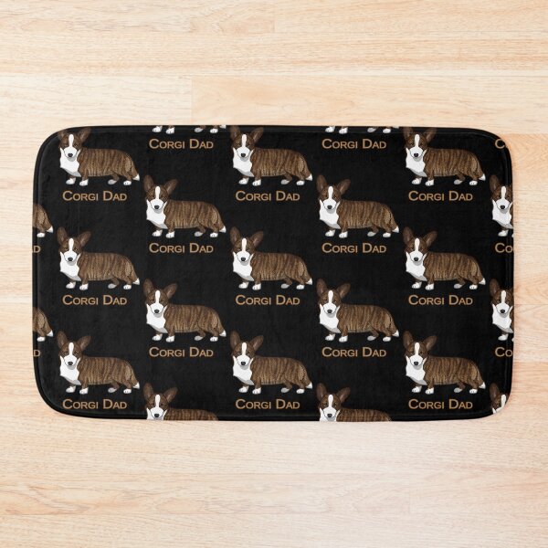 Item preview, Black Tan Brindle Cardigan Welsh Corgi Dad Dog Lover designed and sold by Baudendistel.