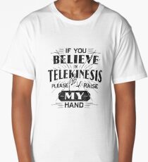 Telekinesis - Geek, nerd shirt - Peter Parker Shirt, Spiderman Homecoming Shirt Long T-Shirt