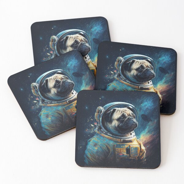 Item preview, Astronaut Pug in Space designed and sold by presenthome.