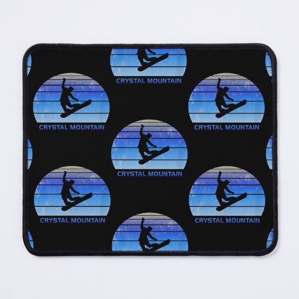 Item preview, Black Vintage Crystal Mountain Snowboarding designed and sold by Baudendistel.