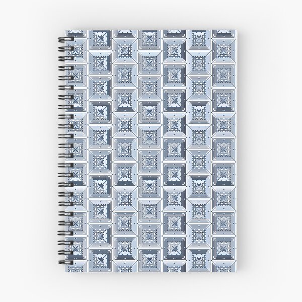 Item preview, Blue/White Blocky Tile designed and sold by Grey Smith.